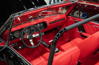 Detroit, Michigan, ABD 28 Şubat 2020: 68. Geleneksel Otomatik Rod Gösterisi ve Fuarı.