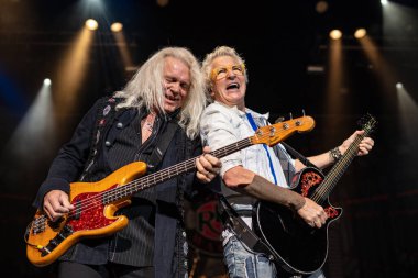 Orlando, Florida, USA- 04.13.2018: REO Speedwagon Hard Rock Live Orlando 'da konser veriyor.