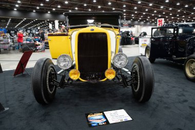 Detroit, Michigan, ABD 28 Şubat 2020: 68. Geleneksel Otomatik Rod Gösterisi ve Fuarı.