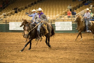 Kissimmee, Florida, USA- 09.29.2017 Florida Ranch Rodeo ve Cowboy Heritage Festival Kissimmee, Florida Silver Spurs Arena 'da.