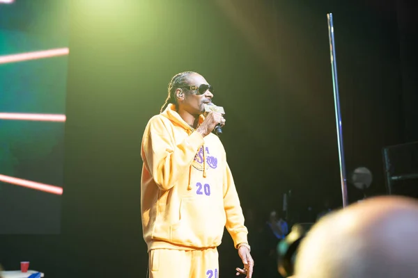 미시간주 디트로이트 필모어 공연중인 Snoop Dogg 2020 — 스톡 사진