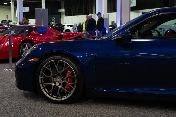 Novi Michigan Eua 2020 Southeast Michigan Auto Show Estreia Todos — Fotografia de Stock