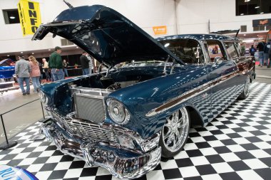 Detroit, Michigan, ABD 28 Şubat 2020: 68. Geleneksel Otomatik Rod Gösterisi ve Fuarı.