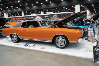 Detroit, Michigan, ABD 28 Şubat 2020: 68. Geleneksel Otomatik Rod Gösterisi ve Fuarı.