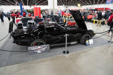 Detroit, Michigan, ABD 28 Şubat 2020: 68. Geleneksel Otomatik Rod Gösterisi ve Fuarı.