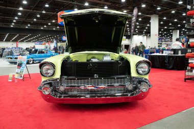 Detroit, Michigan, ABD 28 Şubat 2020: 68. Geleneksel Otomatik Rod Gösterisi ve Fuarı.