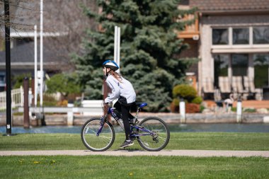 Kadın eğlence yaşam tarzı, Harrison Township, Michigan, ABD, 10 Mayıs 2020