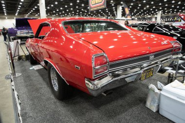 Detroit, Michigan, ABD 28 Şubat 2020: 68. Geleneksel Otomatik Rod Gösterisi ve Fuarı.