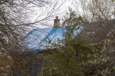 Kışın hayatta kalmak için çatı sızdırıyor.