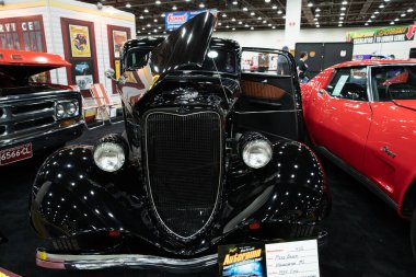Detroit, Michigan, ABD 28 Şubat 2020: 68. Geleneksel Otomatik Rod Gösterisi ve Fuarı.
