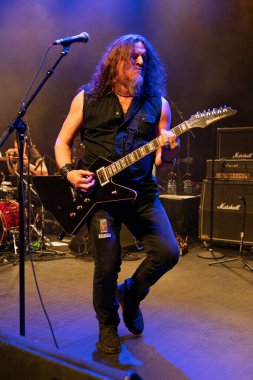 Detroit, Michigan, ABD - 12.28.2019: Detroit Fillmore 'da RATT' nin açılış performansı olarak 5 'te Ölü.