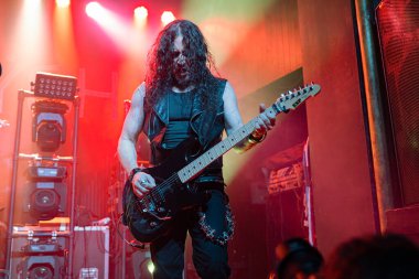 Detroit, Michigan / USA - 02.13.2020: Queensryche heavy metal grubu Saint Andrews Hall 'da sahne aldı.