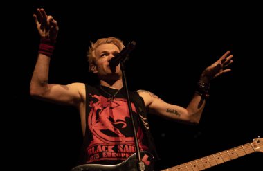 Orlando, Florida, USA- 5.07.2018: Sum 41 Orlando 'daki House of Blues' da sahne alacak.