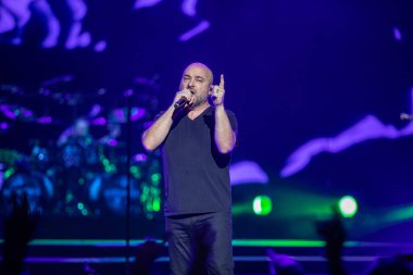 Detroit, Michigan, ABD - 03.05.2019: Özel konuk Three Days Grace ile Little Caesar 's Arena' da canlı performans