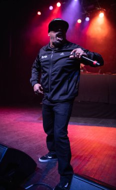 Detroit, Michigan, ABD - 03.10.2019: Cypress Hill Detroit Fillmore 'da canlı performans sergiliyor.