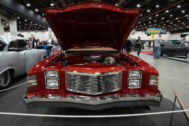 Detroit, Michigan, ABD 28 Şubat 2020: 68. Geleneksel Otomatik Rod Gösterisi ve Fuarı.