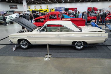 Detroit, Michigan, ABD 28 Şubat 2020: 68. Geleneksel Otomatik Rod Gösterisi ve Fuarı.