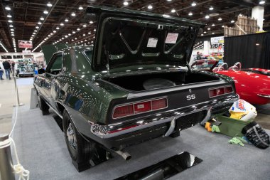 Detroit, Michigan, ABD 28 Şubat 2020: 68. Geleneksel Otomatik Rod Gösterisi ve Fuarı.