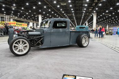 Detroit, Michigan, ABD 28 Şubat 2020: 68. Geleneksel Otomatik Rod Gösterisi ve Fuarı.