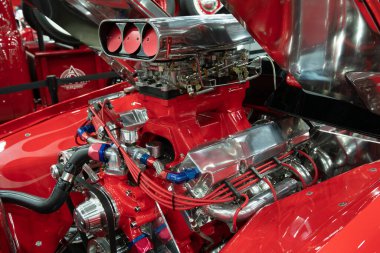 Detroit, Michigan, ABD 28 Şubat 2020: 68. Geleneksel Otomatik Rod Gösterisi ve Fuarı.