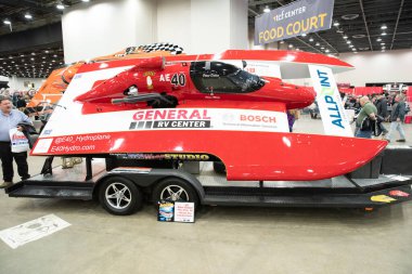 Detroit, Michigan, ABD 28 Şubat 2020: 68. Geleneksel Otomatik Rod Gösterisi ve Fuarı.