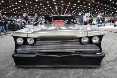 Detroit, Michigan, ABD 28 Şubat 2020: 68. Geleneksel Otomatik Rod Gösterisi ve Fuarı.