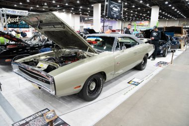 Detroit, Michigan, ABD 28 Şubat 2020: 68. Geleneksel Otomatik Rod Gösterisi ve Fuarı.