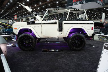 Detroit, Michigan, ABD 28 Şubat 2020: 68. Geleneksel Otomatik Rod Gösterisi ve Fuarı.