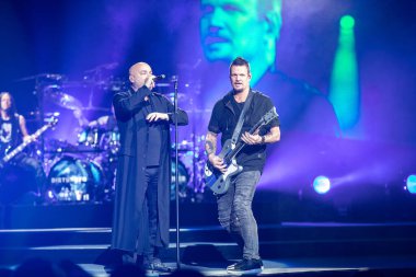Detroit, Michigan, ABD - 03.05.2019: Özel konuk Three Days Grace ile Little Caesar 's Arena' da canlı performans