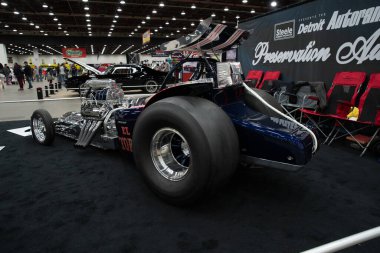 Detroit, Michigan, ABD 28 Şubat 2020: 68. Geleneksel Otomatik Rod Gösterisi ve Fuarı.