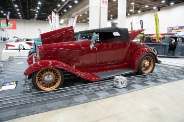 Detroit, Michigan, ABD 28 Şubat 2020: 68. Geleneksel Otomatik Rod Gösterisi ve Fuarı.