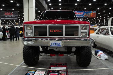 Detroit, Michigan, ABD 28 Şubat 2020: 68. Geleneksel Otomatik Rod Gösterisi ve Fuarı.