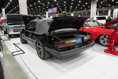 Detroit, Michigan, ABD 28 Şubat 2020: 68. Geleneksel Otomatik Rod Gösterisi ve Fuarı.