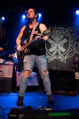 Detroit, Michigan, ABD - 02.08.2020: Birader Elsey Saint Andrews Hall 'da Verve Borusu' nun açılışı.