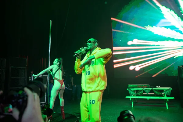 Snoop Dogg Apresentando Vivo Fillmore Detroit Michigan Eua 2020 — Fotografia de Stock