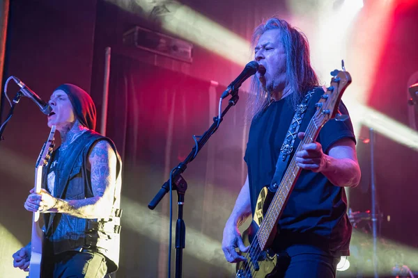 Детройт Мичиган Сша 2020 Queenswryche Heavy Metal Band Выступает Saint — стоковое фото