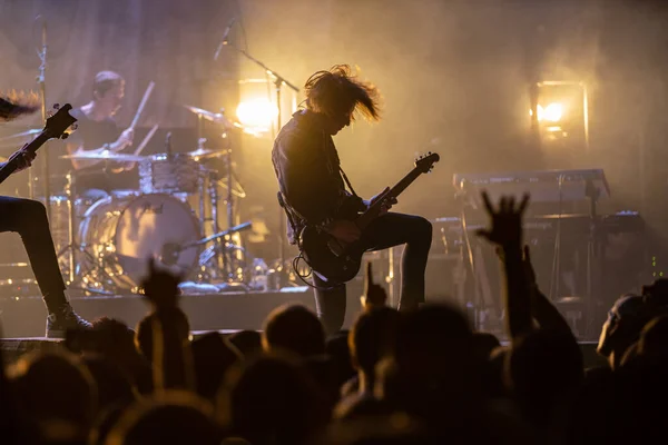 Detroit Michigan Eua 2018 Silverstein Apresentando Vivo Majestic Theater Com — Fotografia de Stock