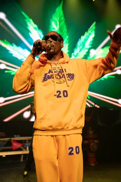 Snoop Dogg Vystoupí Živě Fillmore Detroit Michiganu Usa 2020 — Stock fotografie