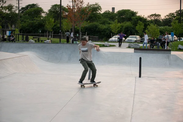 디트로이트 2019 Bmx 선수들이 디트로이트의 속임수를 — 스톡 사진