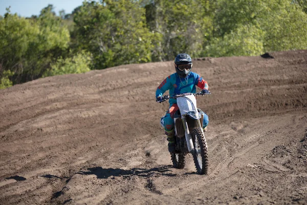 Orlando Florida Usa 2018 Motocross Riders Practice Tricks Skills Dirt — Stock Photo, Image