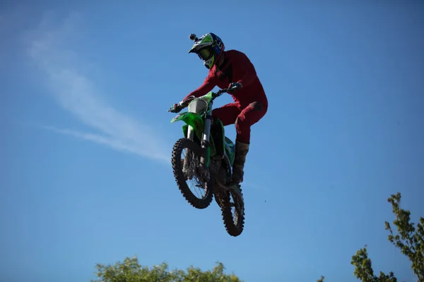 Orlando Florida Estados Unidos 2018 Motocross Riders Practican Trucos Habilidades —  Fotos de Stock