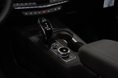 Novi, Michigan, ABD - 01.04.2020: Güneydoğu Michigan Otomobil Fuarı ve 2020 otomobil ve kamyonun tamamı.