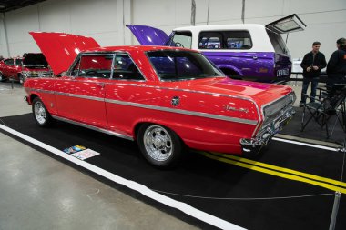 Detroit, Michigan, ABD 28 Şubat 2020: 68. Geleneksel Otomatik Rod Gösterisi ve Fuarı.