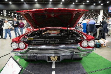 Detroit, Michigan, ABD 28 Şubat 2020: 68. Geleneksel Otomatik Rod Gösterisi ve Fuarı.