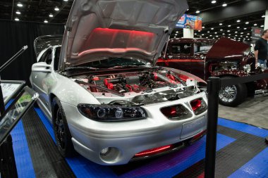 Detroit, Michigan, ABD 28 Şubat 2020: 68. Geleneksel Otomatik Rod Gösterisi ve Fuarı.