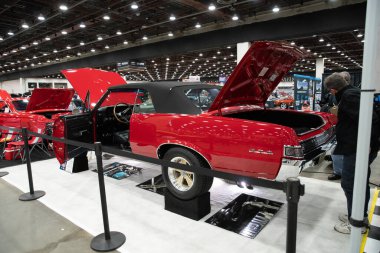 Detroit, Michigan, ABD 28 Şubat 2020: 68. Geleneksel Otomatik Rod Gösterisi ve Fuarı.