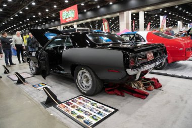 Detroit, Michigan, ABD 28 Şubat 2020: 68. Geleneksel Otomatik Rod Gösterisi ve Fuarı.