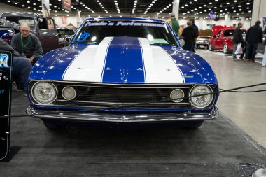 Detroit, Michigan, ABD 28 Şubat 2020: 68. Geleneksel Otomatik Rod Gösterisi ve Fuarı.