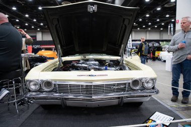 Detroit, Michigan, ABD 28 Şubat 2020: 68. Geleneksel Otomatik Rod Gösterisi ve Fuarı.