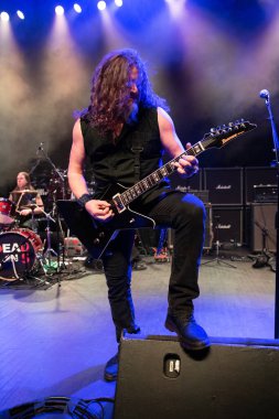 Detroit, Michigan, ABD - 12.28.2019: Detroit Fillmore 'da RATT' nin açılış performansı olarak 5 'te Ölü.